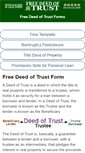 Mobile Screenshot of freedeedoftrust.com